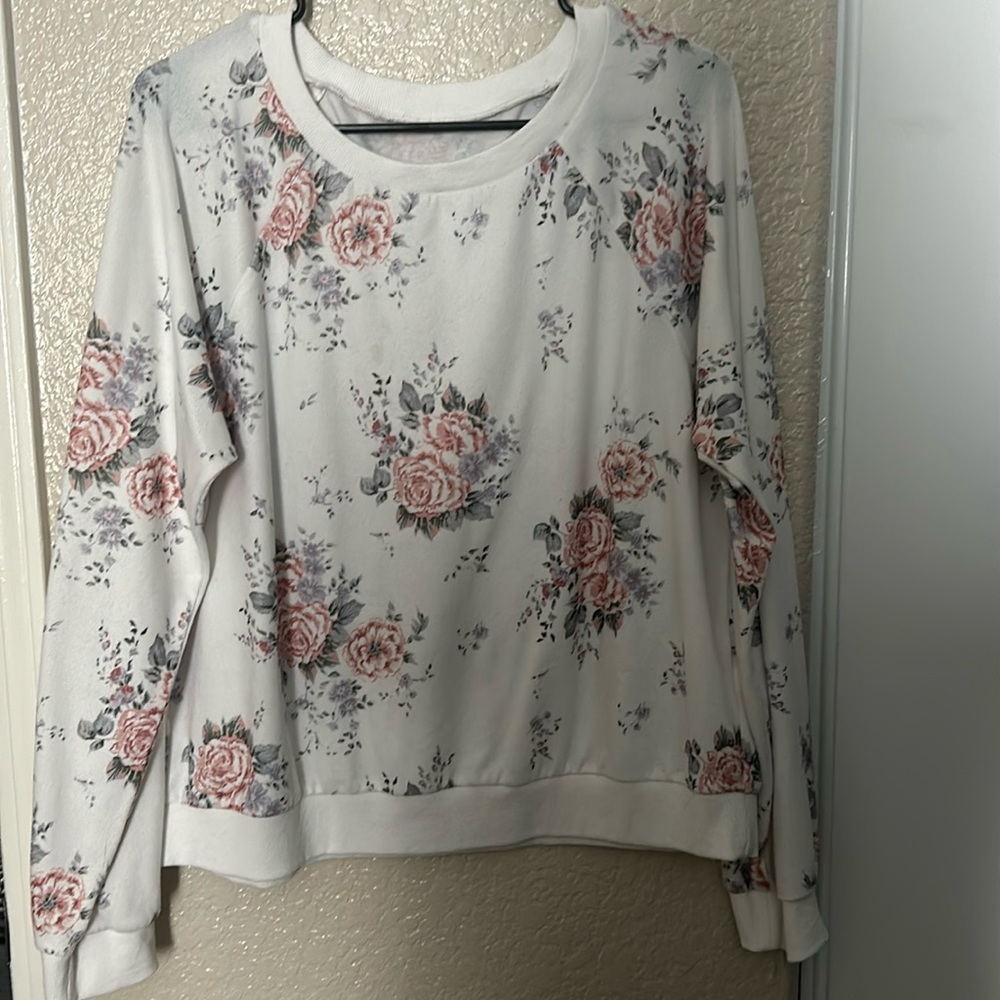 Women’s floral sweater